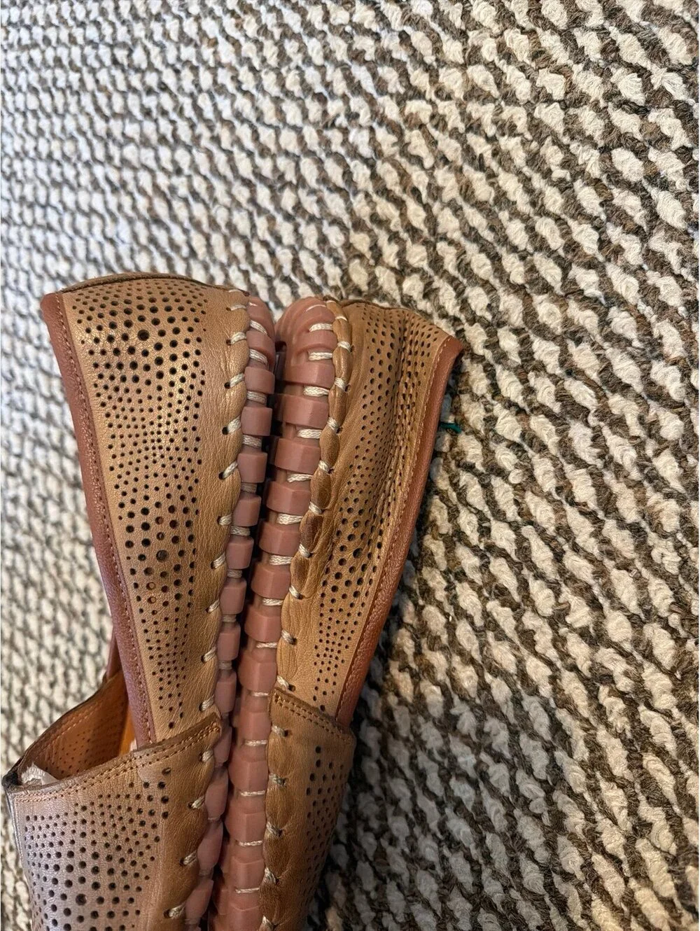 Spring Step Fia Perforated Leather Loafers 10